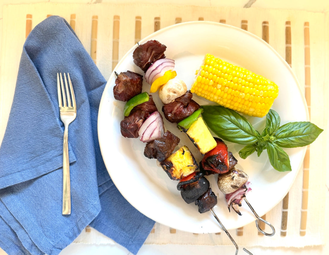 Marinated Wagyu Beef Kabobs