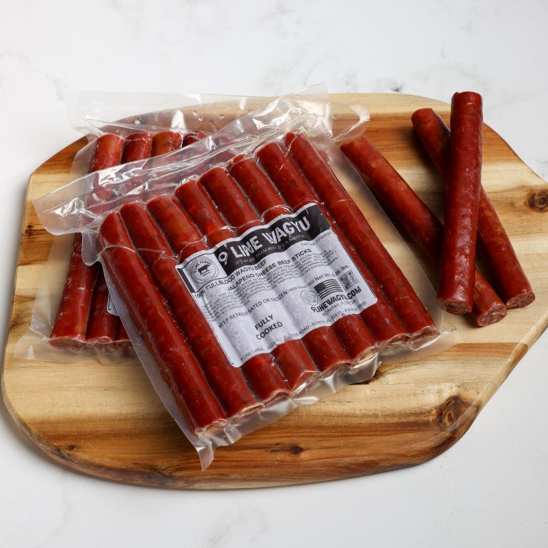 Wagyu Beef Jerky & Snack Sticks for Sale Online | 9 Line Farms
