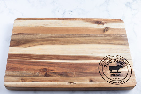Official 9LF Concave Cutting Board - 9 Line FarmsMerch9 Line Farms9 Line Farms