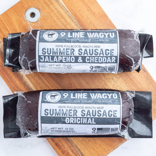 Wagyu Summer Sausage - 9 Line FarmsSnacks & Bacon9 Line Farms9 Line Farms